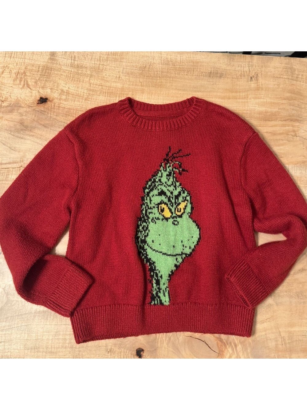 Abercrombie & Fitch The Grinch Christmas sweater size 7/8